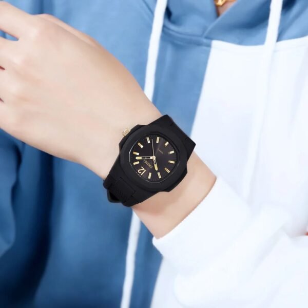 SKMEI Fashion Sport Mens and woman Wristwatches Time Male Clock Waterproof relogios masculinos Casual Quartz Watch, 1717 - Image 3