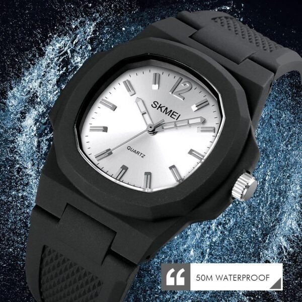 SKMEI Fashion Sport Mens and woman Wristwatches Time Male Clock Waterproof relogios masculinos Casual Quartz Watch, 1717 - Image 4