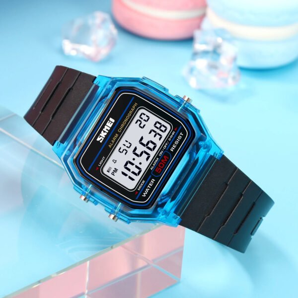 SKMEI Hot sale 50 Meter waterproof for Men and Women Waterproof Sport Shockproof Back Light Display Stopwatch Digital Watches, 2056 - Image 7