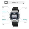 SKMEI Hot sale 50 Meter waterproof for Men and Women Waterproof Sport Shockproof Back Light Display Stopwatch Digital Watches, 2056 Blue - Image 8